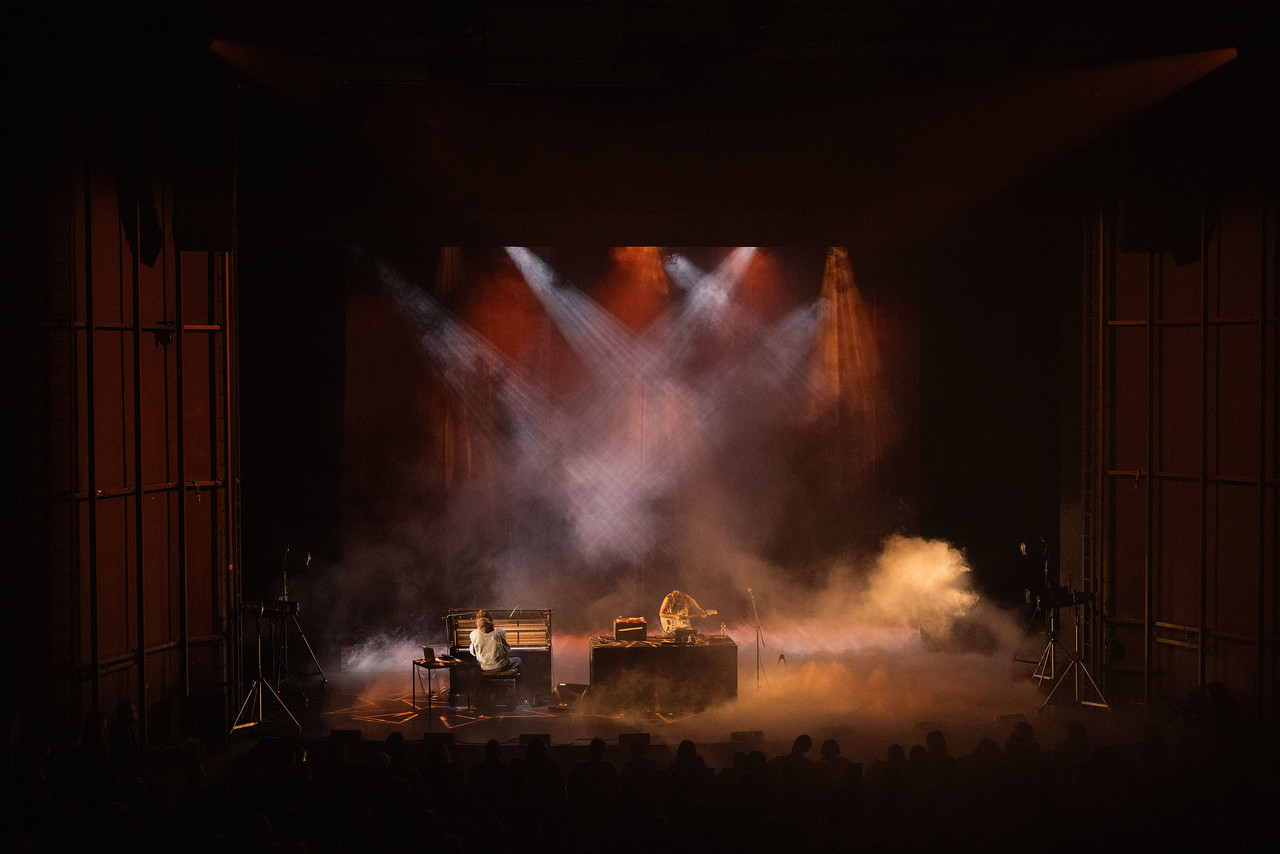 Claire Rousay and Martina Basta at Volksbühne
