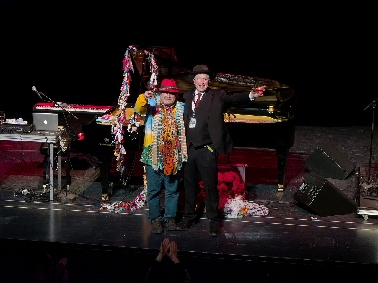 CTM 2014 Opening Concert with Charlemagne Palestine and Rhys Chatham, HAU Hebbel am Ufer