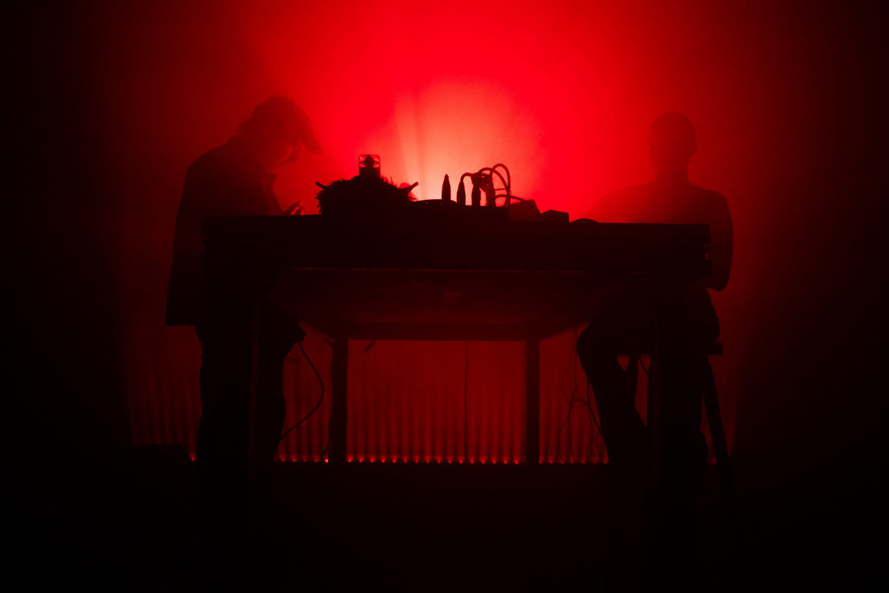 Khrystyna Kirik and Mark Bain present a work-in-progress performance of »The Core« as part of the Zone of Alienation x Disturbed Ground event at Berghain Kantine