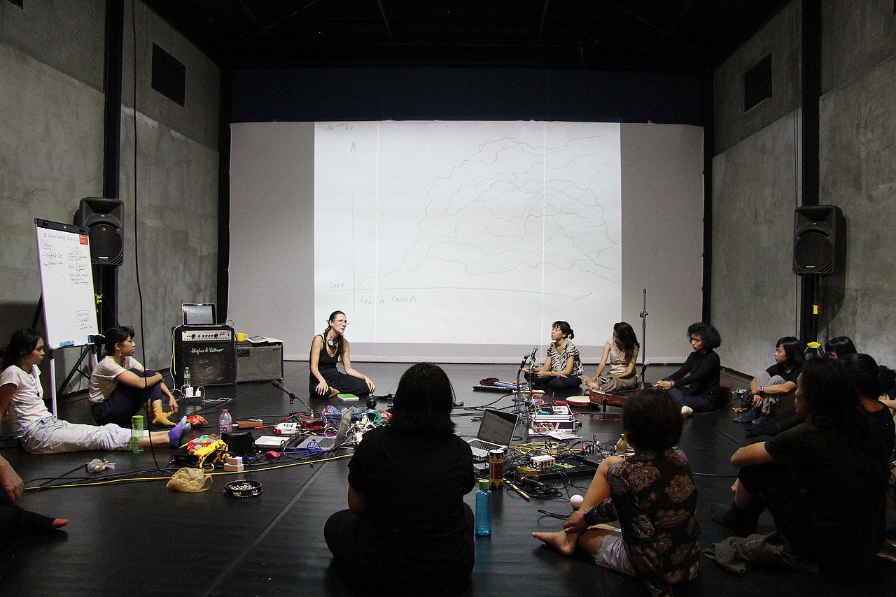 Sonic Wilderness at Theater Garasi at Nusasonic Yogyakarta.