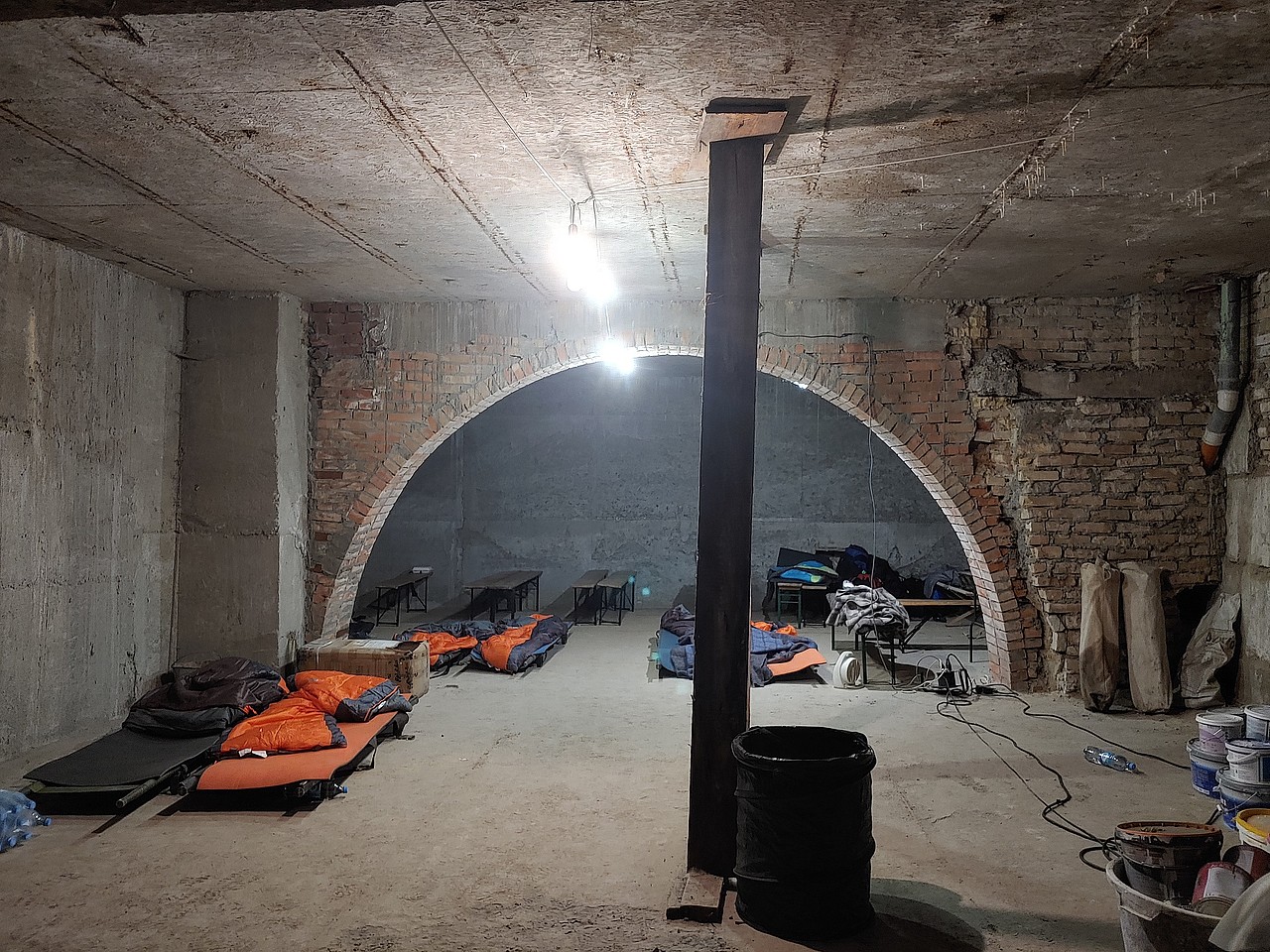 Late February, make your bed and pray. Emergency in action.