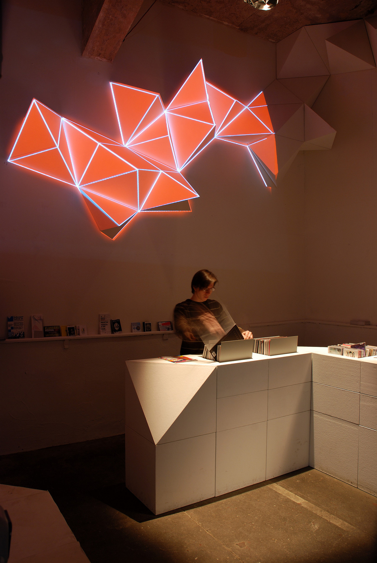 Dense record shop designed by visomat inc, CTM 2007, Maria am Ostbahnhof