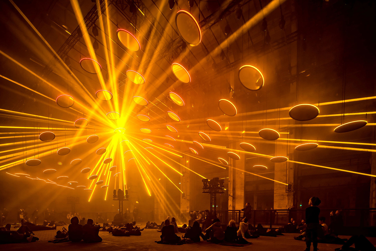 "Skalar" by Christopher Bauder and Kangding Ray, CTM 2019, Kraftwerk Berlin.