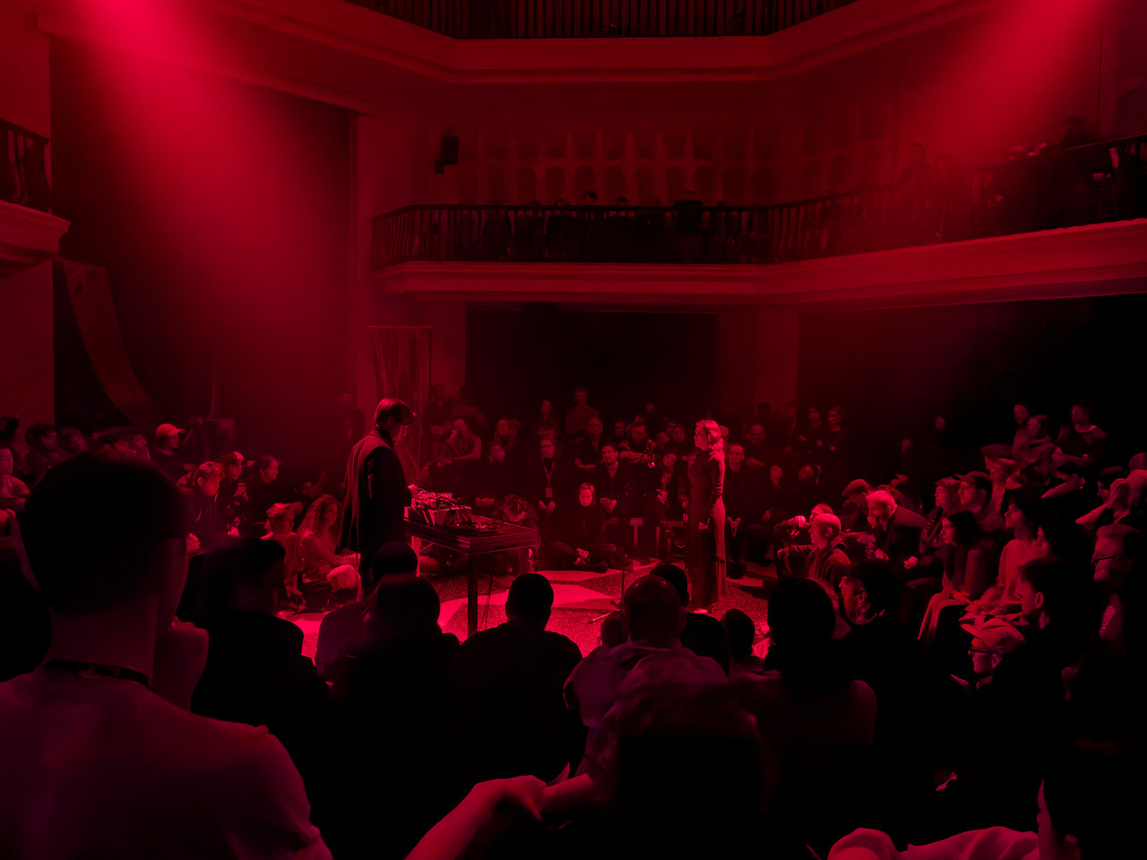 Heinali and Andriana-Yaroslava Saienko at silent green Kuppelhalle