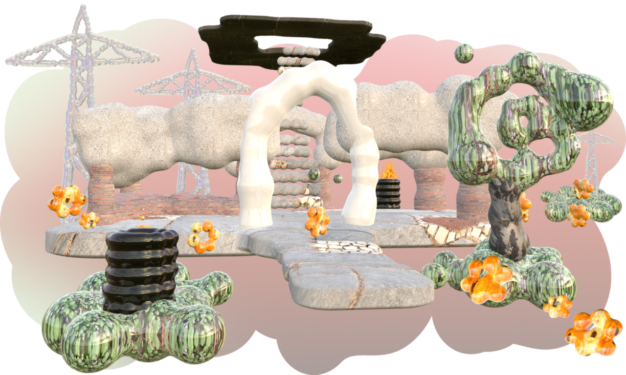 trasmediale 2023 »a model, a map, a fiction« key visual