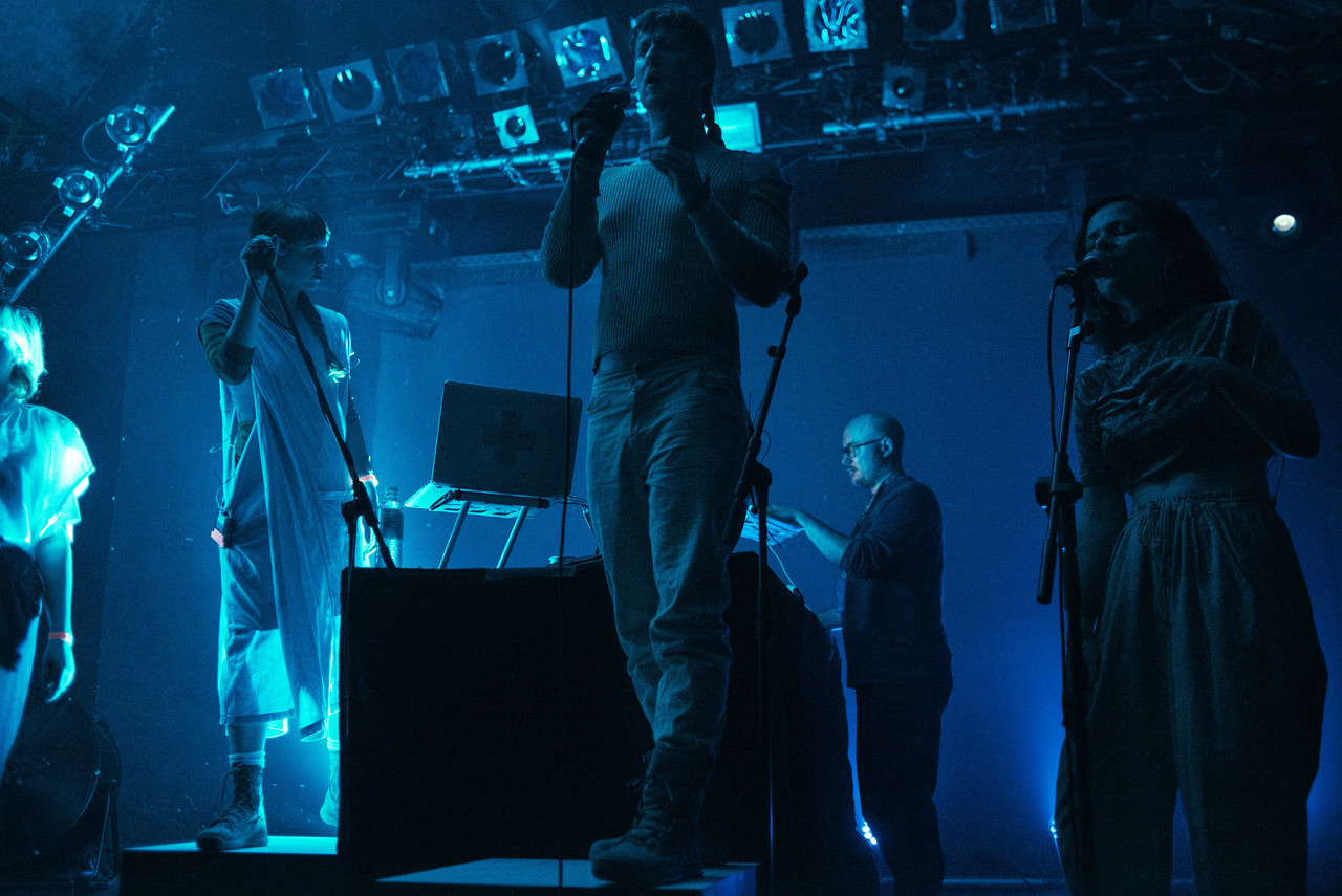 The Holly Herndon Ensemble performs at Festsaal Kreuzberg for CTM