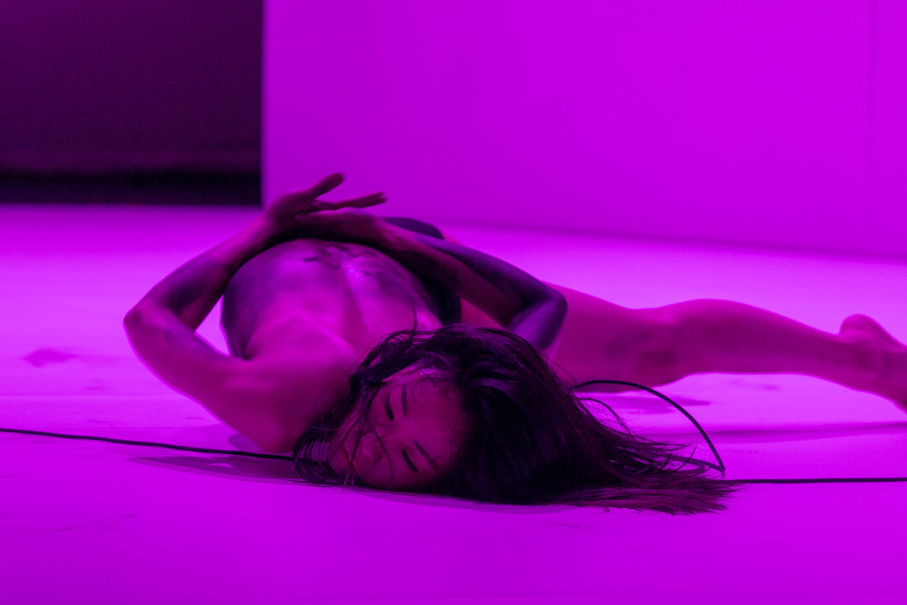 »Alia: Zū Tài« by Marco Donnarumma and Nunu Kong at Technosphärenklänge #6, Haus der Kulturen der Welt, 20187