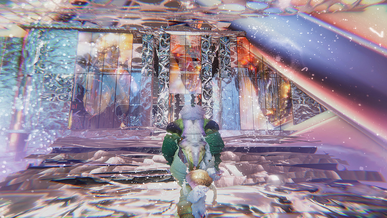 CTM Cyberia, approaching the entrance