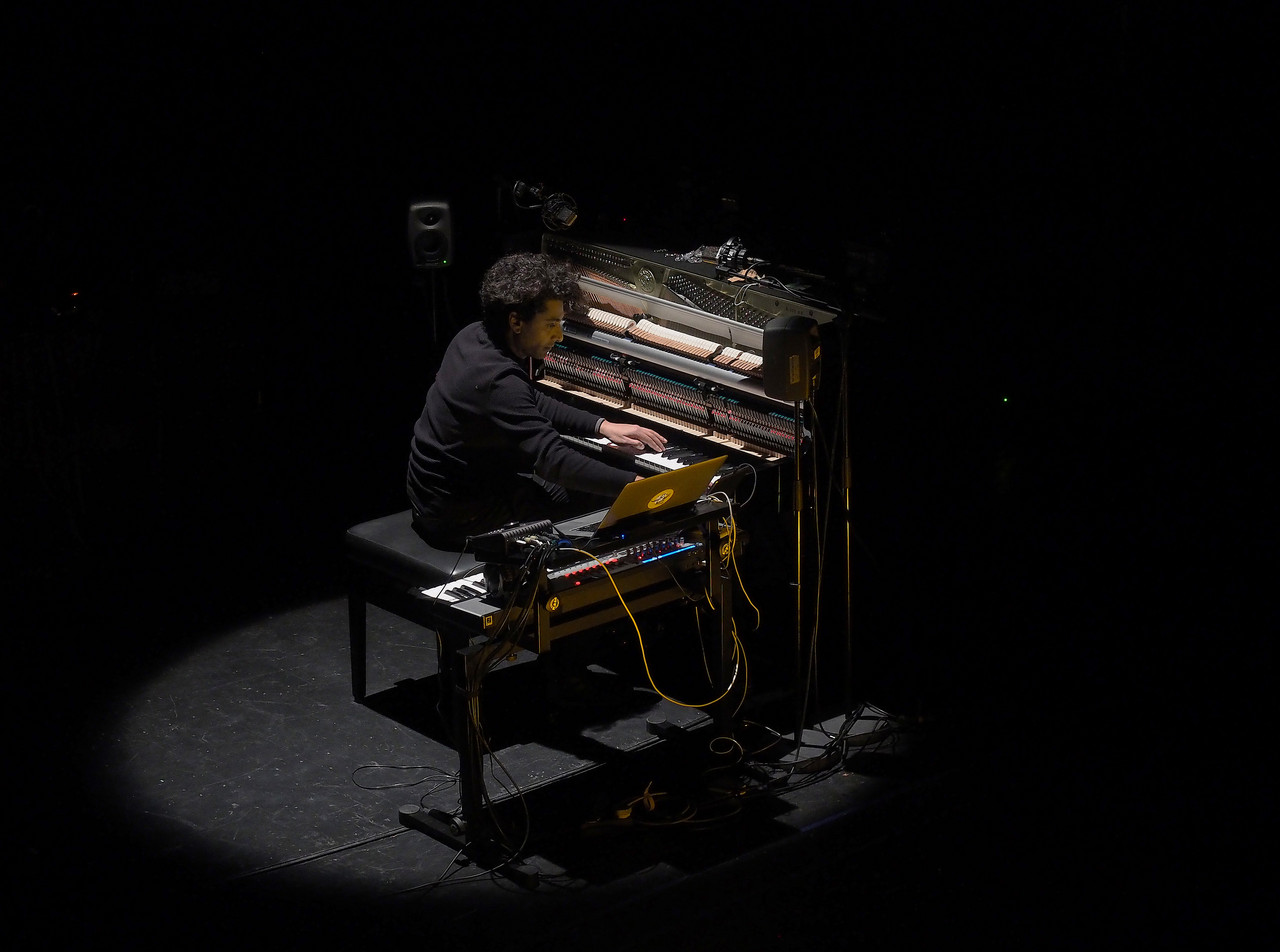 Khyam Allami performs »Kawalees: Part II« at CTM 2019 Festival, using his Comma software.