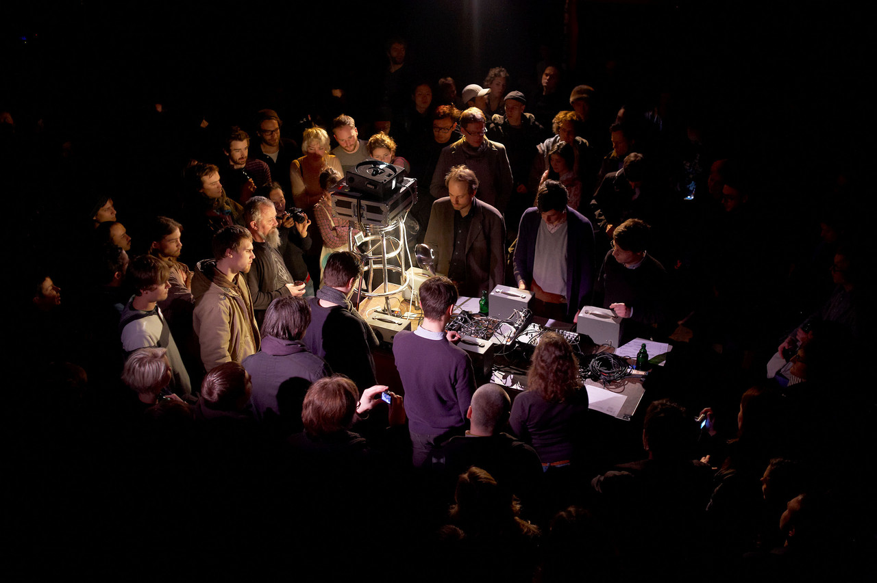 Jan Jelinek and friends perform material by Usrusla Bogner, CTM 2011, Festsaal Kreuzberg