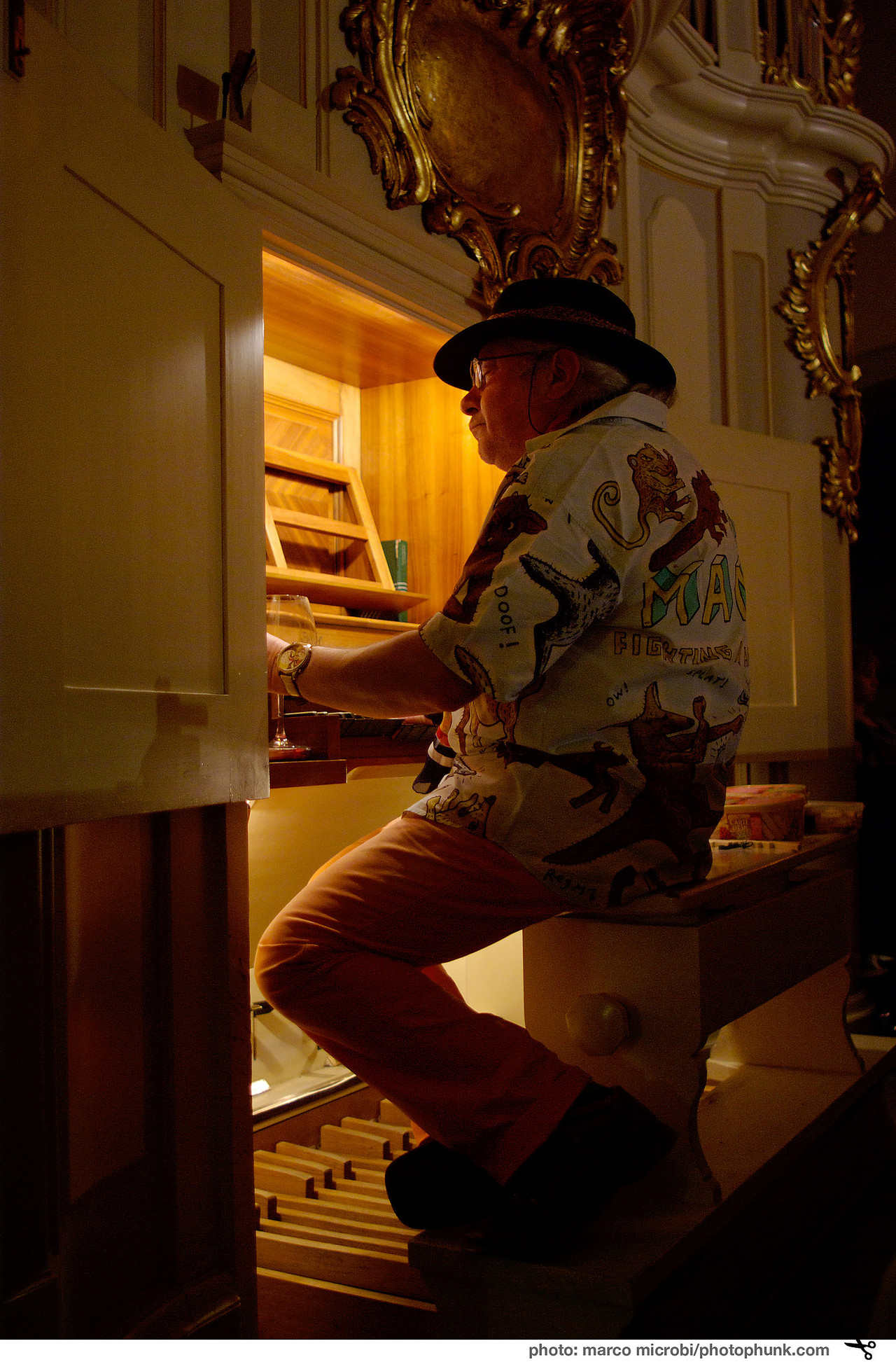 Charlemagne Palestine plays the organ at CTM 2010, Französischer Dom