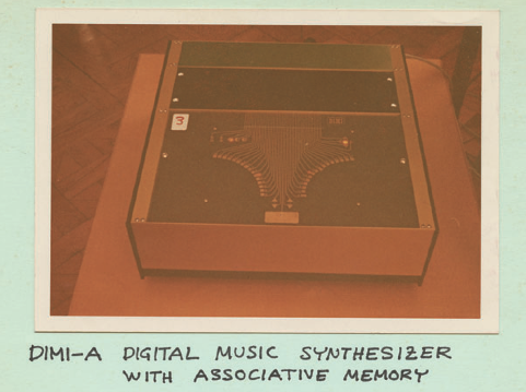DIMI-A synthesiser in the Erkki Kurenniemi Archive.